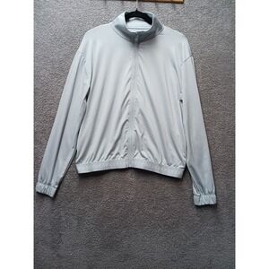 Under Armour HeatGear Jacket Women MD Loose Full Zip Athletic Gray